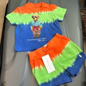 Tie dye Ralph Lauren shorts